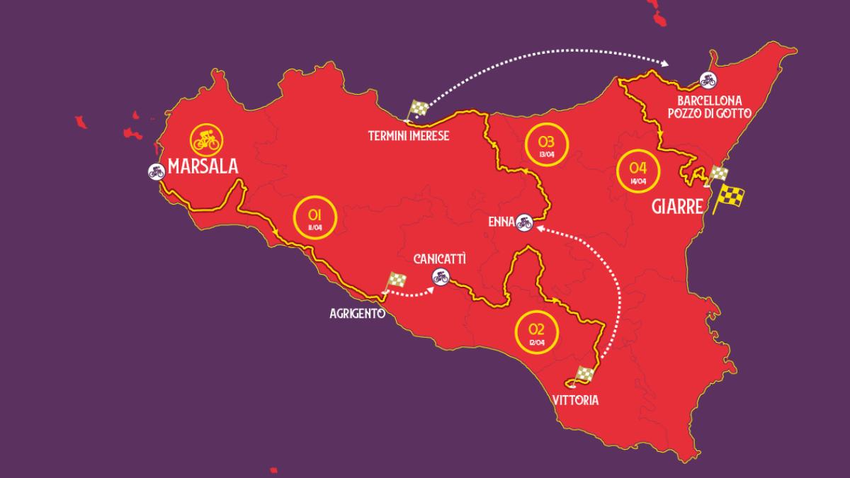 Giro Di Sicilia 2023 Parte L Edizione Dei Record Oggi La Prima Gara