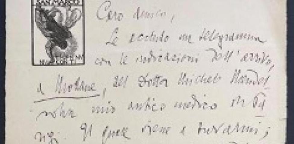 Roma, ritrovata lettera di Gabriele D'Annunzio rubata 10 anni ...
