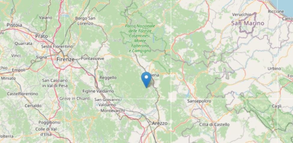 Terremoto in provincia di Arezzo scossa di magnitudo 2.3 a Talla in