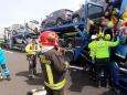 Incidente sull'A1: due morti e un ferito grave. Autostrada chiusa per ore Bloccata ambulanza diretta al Meyer di Firenze