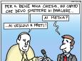 Papa Francesco e la «frociaggine», la vignetta del parroco del Garda: «I Giuda sono a lavoro»
