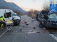 Incidente mortale, schianto tra un Doblò e un furgone sulla superstrada del Liri: due morti e due feriti gravi