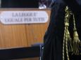 Un momento della sentenza al termine dell'udienza sul processo dell'inchiesta dello Stadio della Roma presso il tribunale di Piazzale Clodio, Roma, 05 aprile 2024. ANSA/ANGELO CARCONI