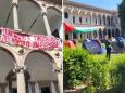 Milano, università Statale occupata dagli studenti pro Palestina: tende nel cortile per l'«acampada»