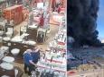 Il video dall'interno del centro commerciale a Kharkiv al momento dell'attacco russo