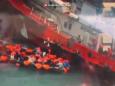 Allarme dal traghetto Audace: «Stiamo affondando». In salvo 85 passeggeri, sei feriti lievi