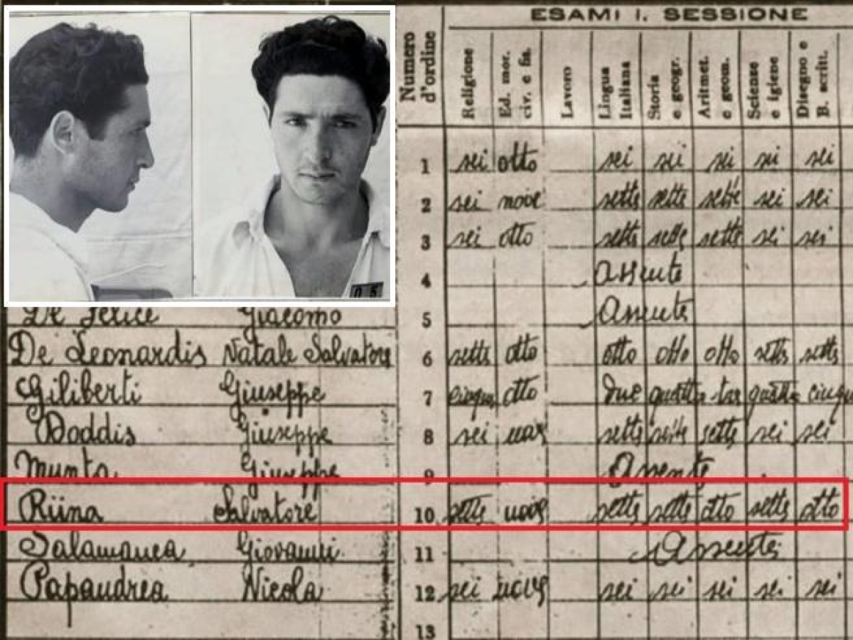 Totò Riina, ritrovata nel carcere di Turi la pagella di terza ...