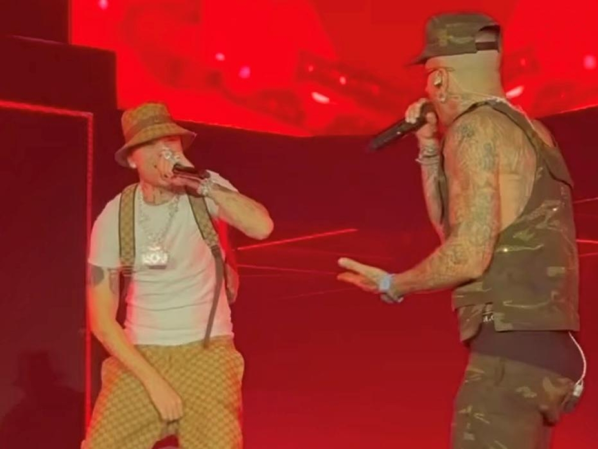 Shiva, apparizione a sorpresa al concerto di Sfera Ebbasta. Un'amicizia che ha retto anche al carcere