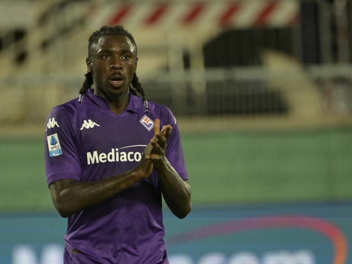 Kean lascia il ritiro 24 ore prima di Cagliari-Fiorentina: da Firenze vola a Parigi per «motivi familiari»