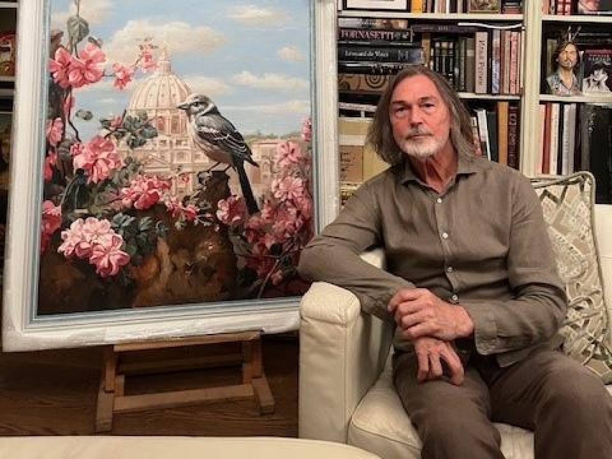 Il pittore russo Safronov: «I miei 40 minuti con il Papa, mi parlò anche di Putin»