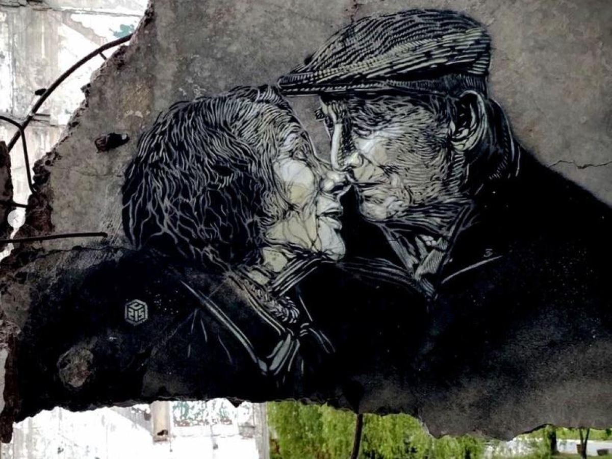 La street art del francese C215 e di Banksy contro la guerra