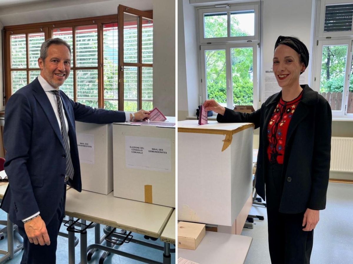 Elezioni comunali a Merano, exploit Zeller: al primo turno è davanti al sindaco uscente Dal Medico