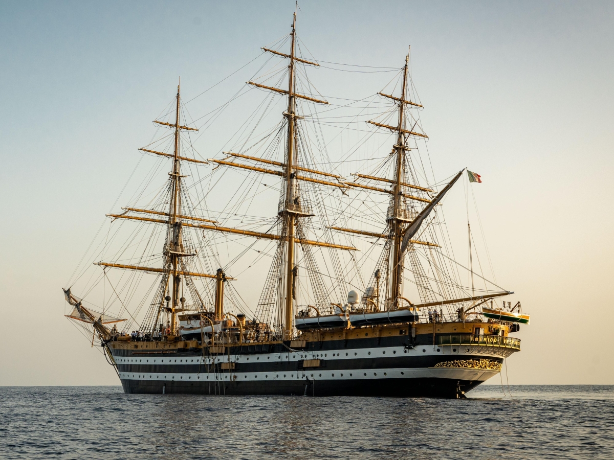 Civitavecchia, in arrivo l'Amerigo Vespucci: una settimana di visite e eventi sulla «nave più bella del mondo»