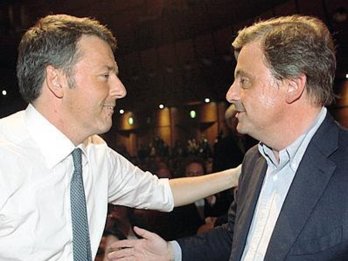 La «reunion» pro Israele dei rivali Renzi e Calenda. «Uniti al voto? Macché»