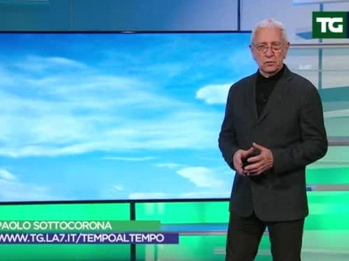 Morto Paolo Sottocorona, uomo del meteo su La7. Aveva 77 anni