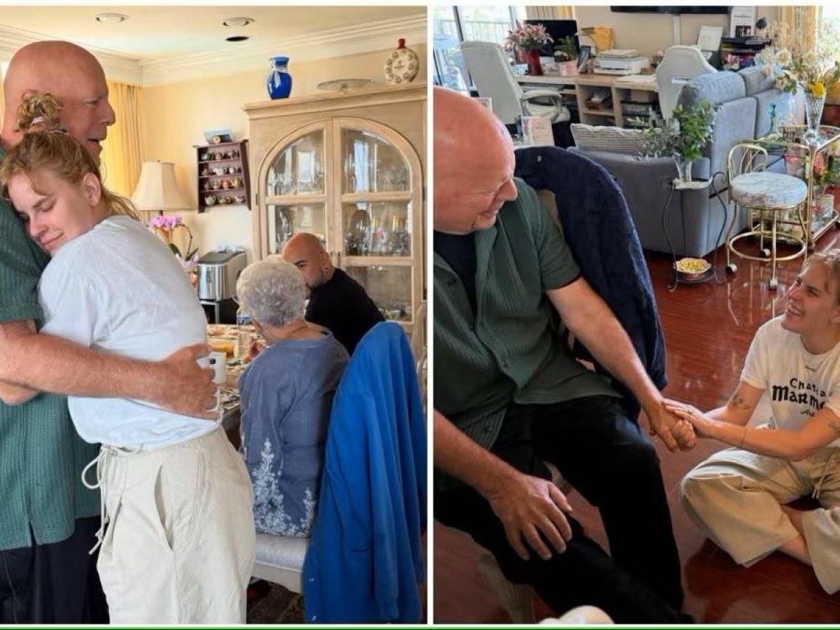 La figlia di Bruce Willis criticata per le foto con il papà: “È vulnerabile e non dovresti mostrarlo"