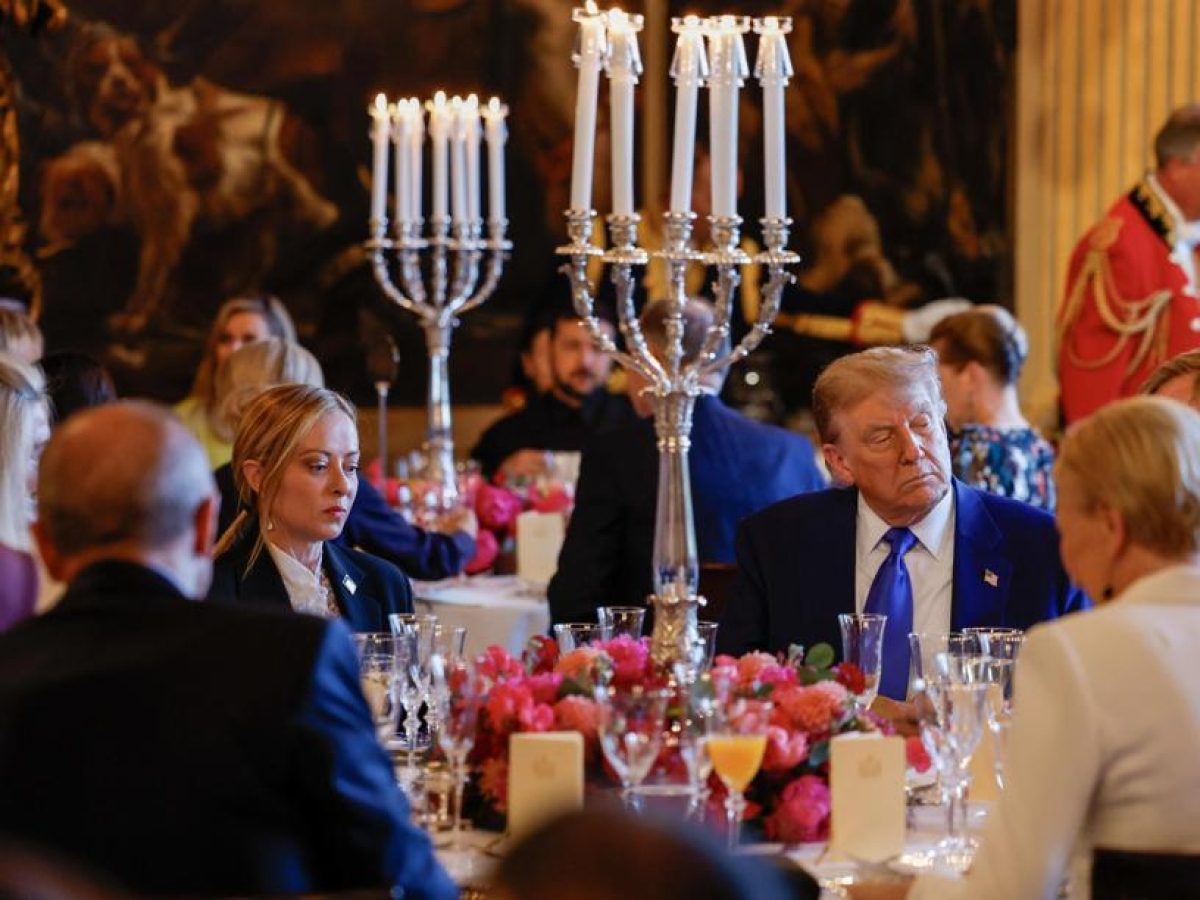 Meloni a cena con Trump. E parlano di Medio Oriente