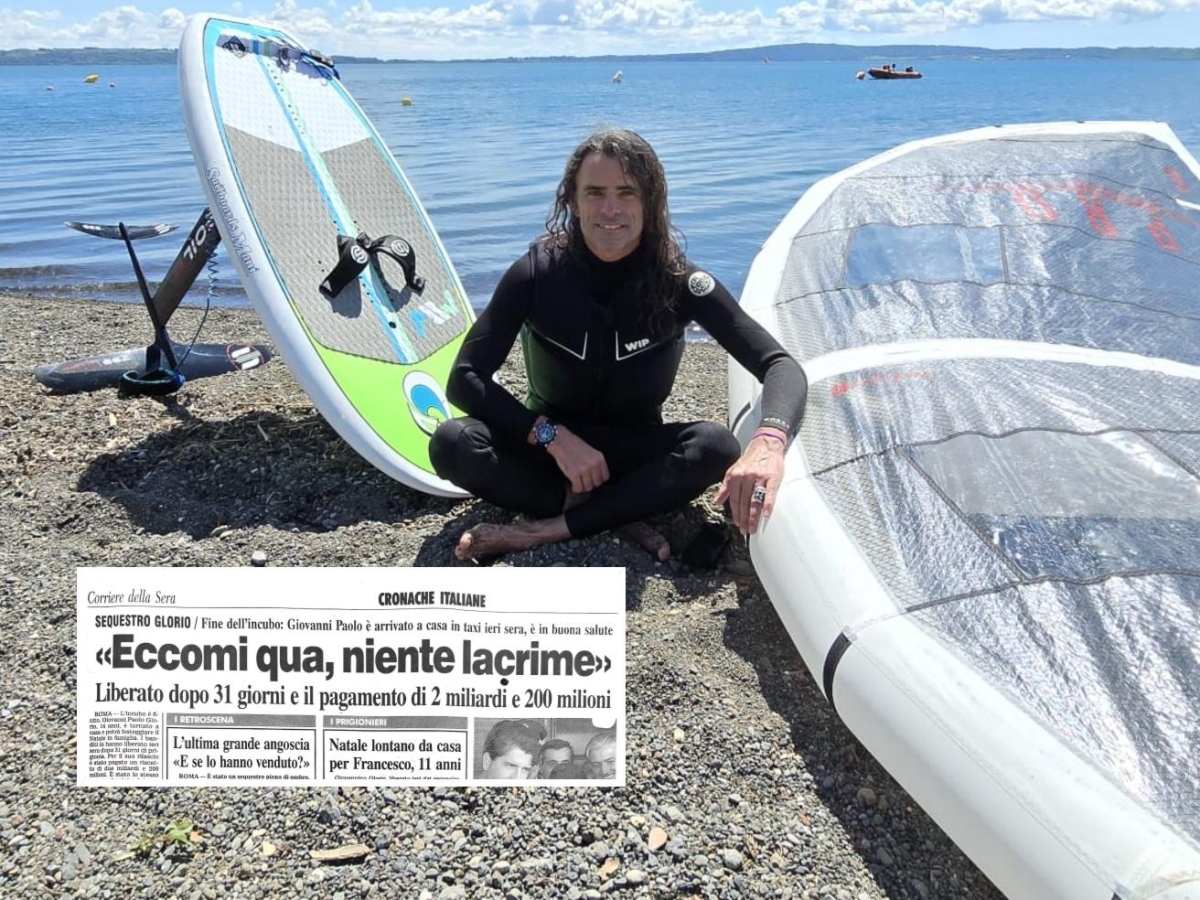 Giovannino Glorio: «Rapito a 14 anni, incatenato e bendato per 31 giorni. Salvo grazie a Calipari, sono rinato grazie al vento e allo sport»