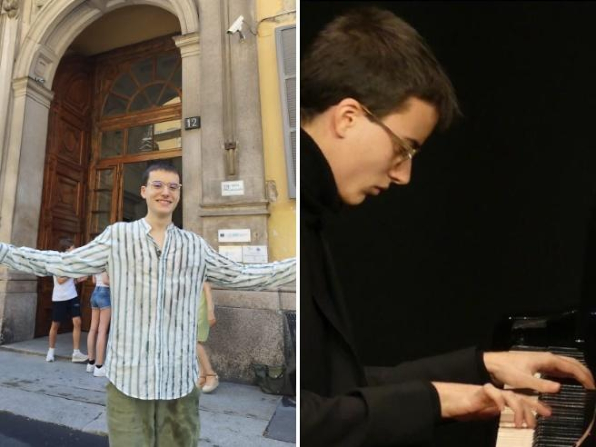 Gabriele Corsello, 17 anni e la maturità con 100 e lode un anno in anticipo: «Passavo la mattina al liceo, il pomeriggio al Conservatorio, la notte a studiare»