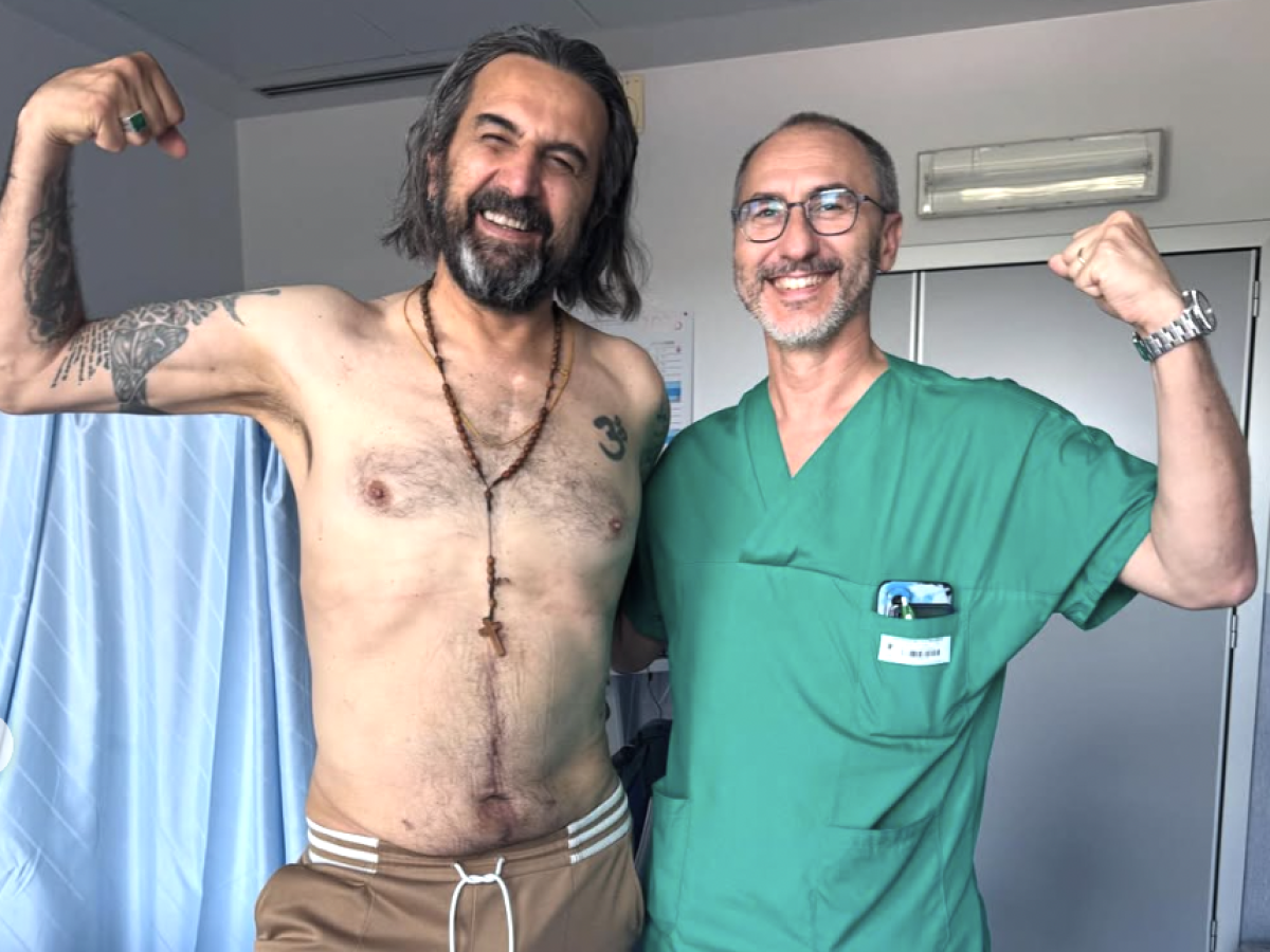 Omar Pedrini dopo l'ultima operazione al cuore: «Sono al 75% del recupero»