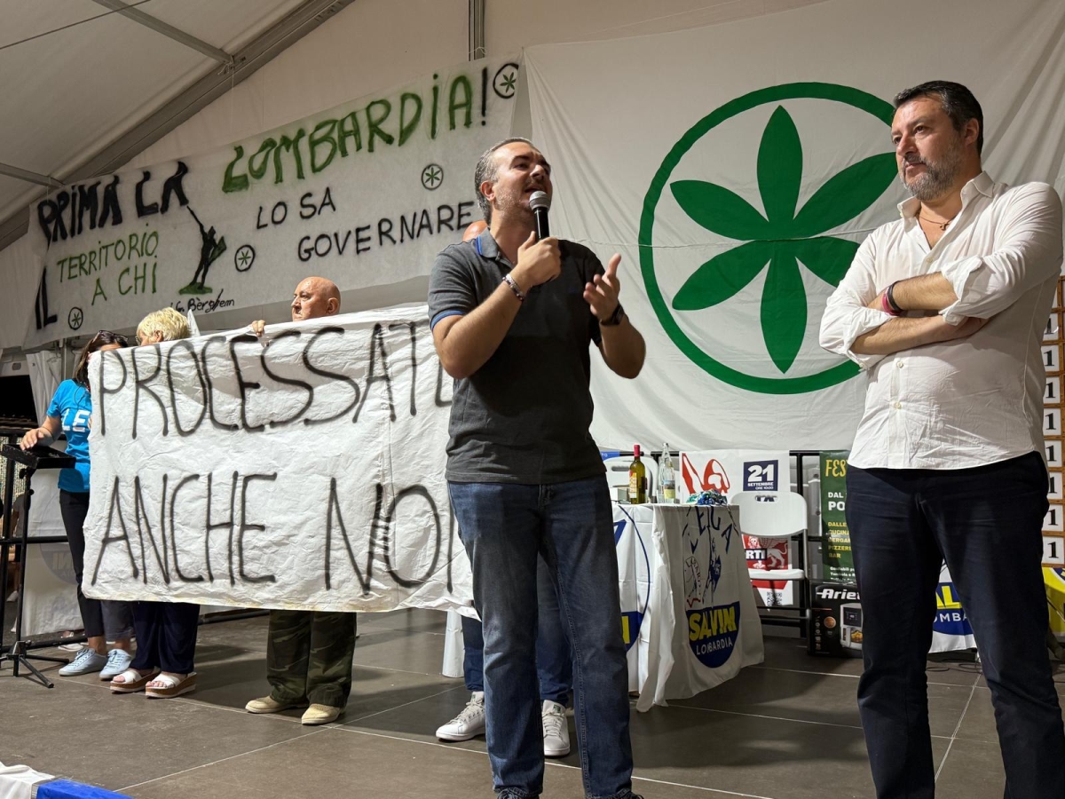 Salvini a Pontida: «Caso Open Arms? Palesemente politico»