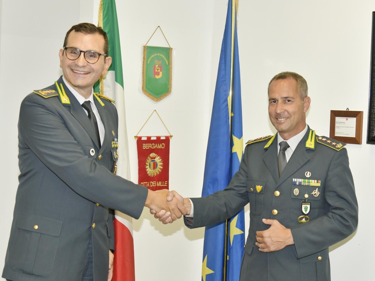 Nuovo Comandante della Guardia di Finanza a Bergamo: il Colonnello Bixio lancia l'allarme sui crimini emergenti