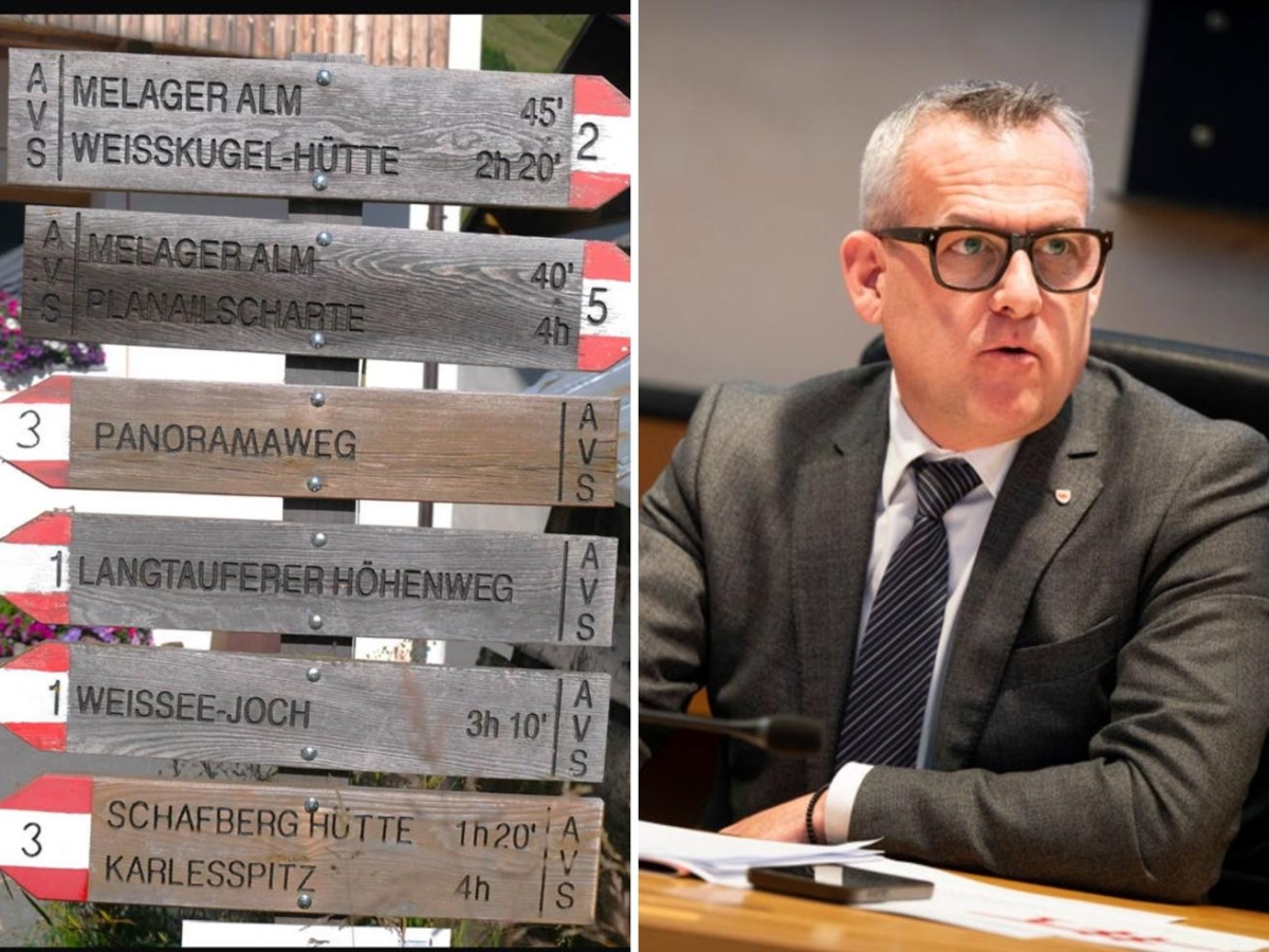 Montagna, i cartelli solo in tedesco diventano un caso. L'assessore di Forza Italia: «Segnaletica pagata con i soldi pubblici, va corretta»
