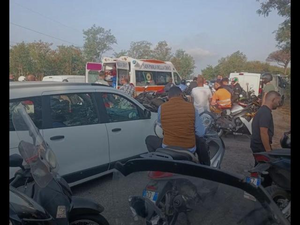 Incidente sulla Pontina al chilometro 13.300, muore motociclista di 48 anni. Traffico deviato in tutta la zona