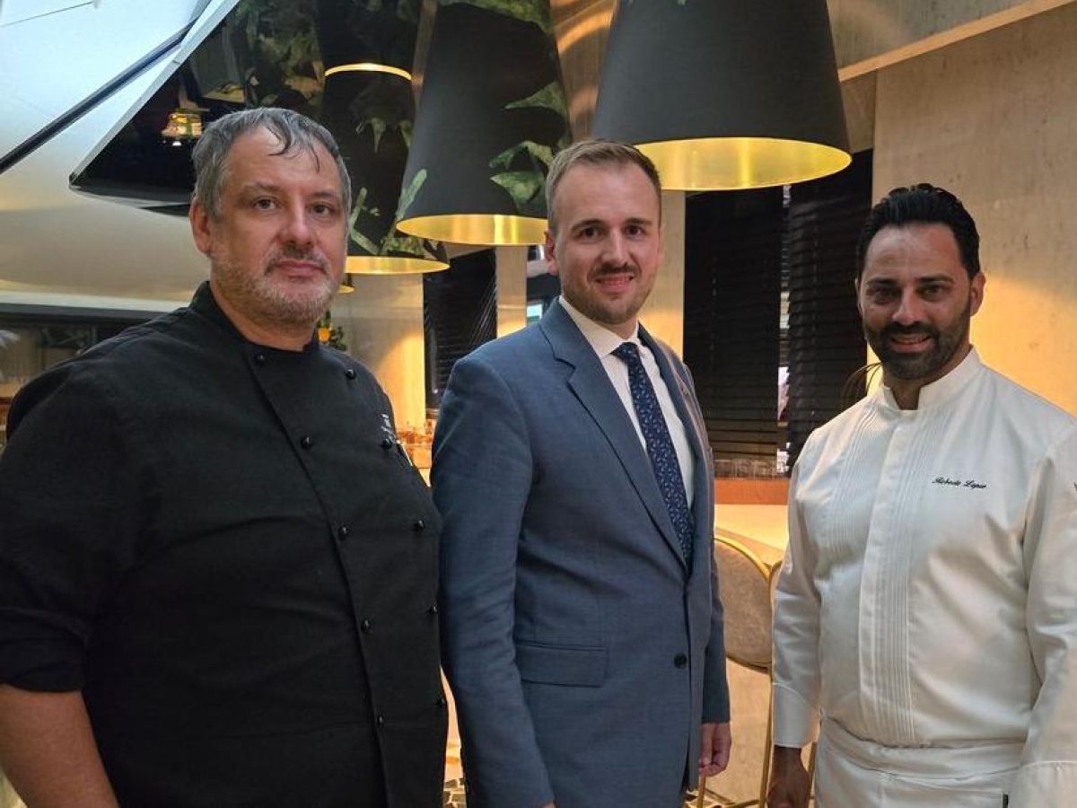 «Dialoghi di gusto» da Settimo con gli chef D'Alessio e Lepre: «Nel nostro menu a quattro mani i sapori di Roma e Pompei»