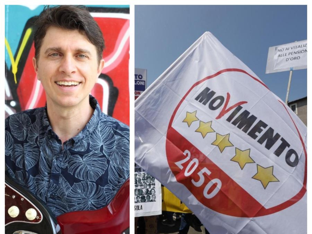 Jack Cardigan, il cantautore che lancia la sfida a Giuseppe Conte per la guida del Movimento 5 Stelle: «Basta Pd, dobbiamo guardare al centro con Renzi e Calenda»