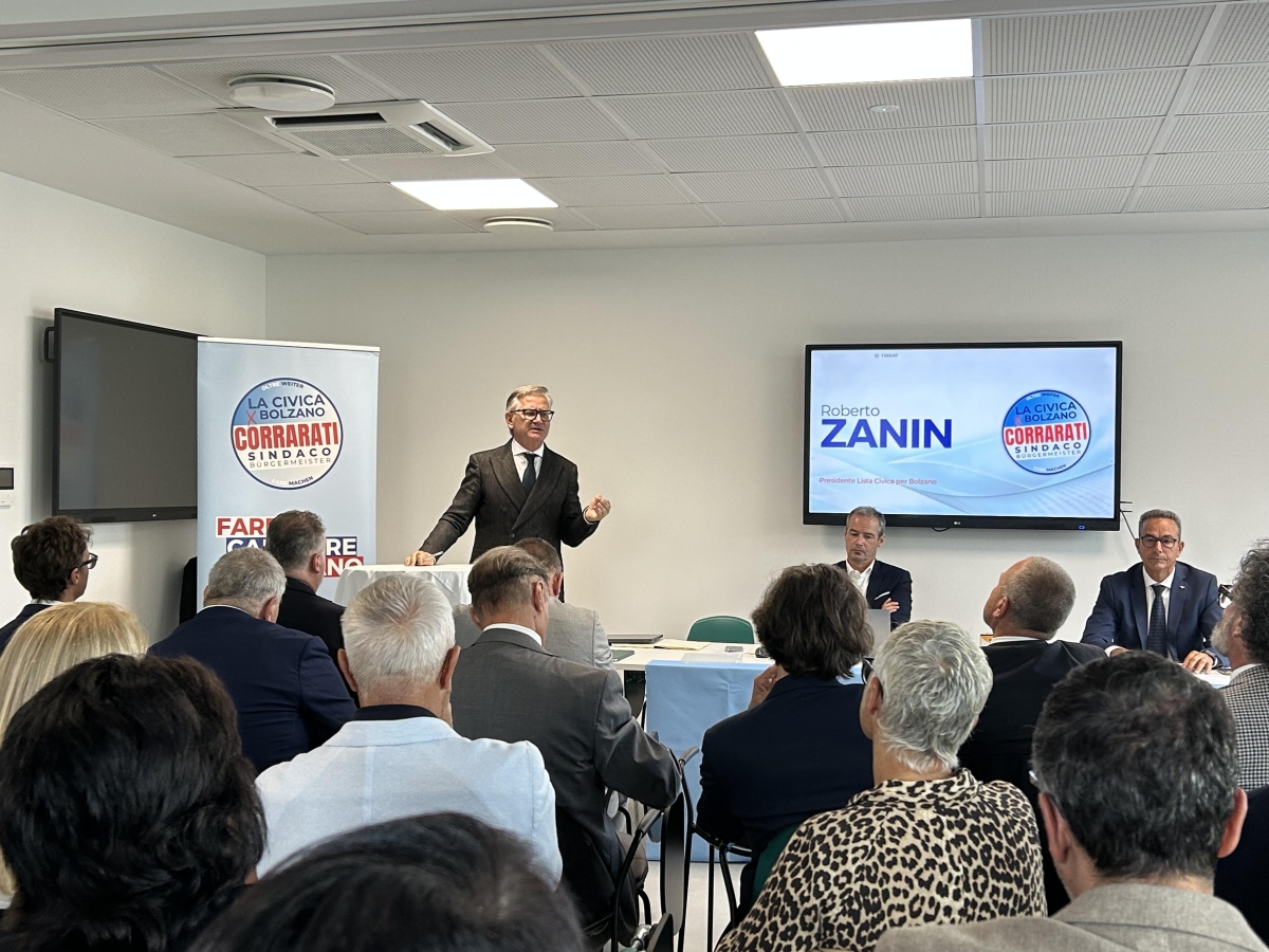Civica per Bolzano, Roberto Zanin rieletto presidente guarda alle Provinciali: «Uniti per salvare gli italiani»