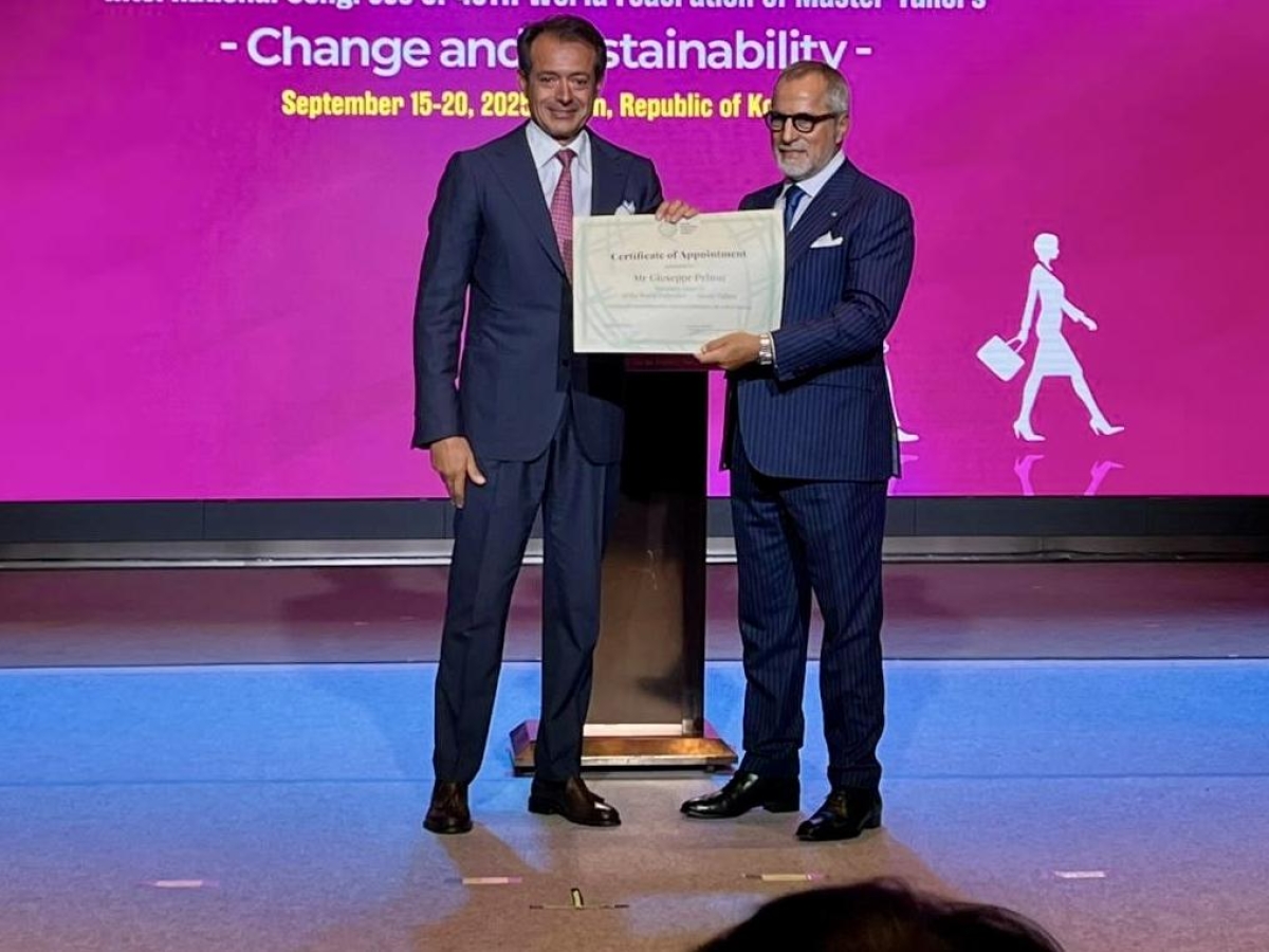 Moda, il napoletano Pino Peluso al vertice della World Federation of Master Tailors