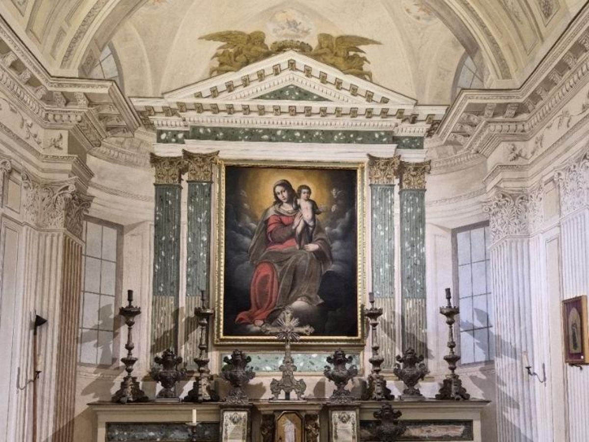 Alzano, rinasce la Cappella dell’Incoronazione di Maria nella Villa Belvedere