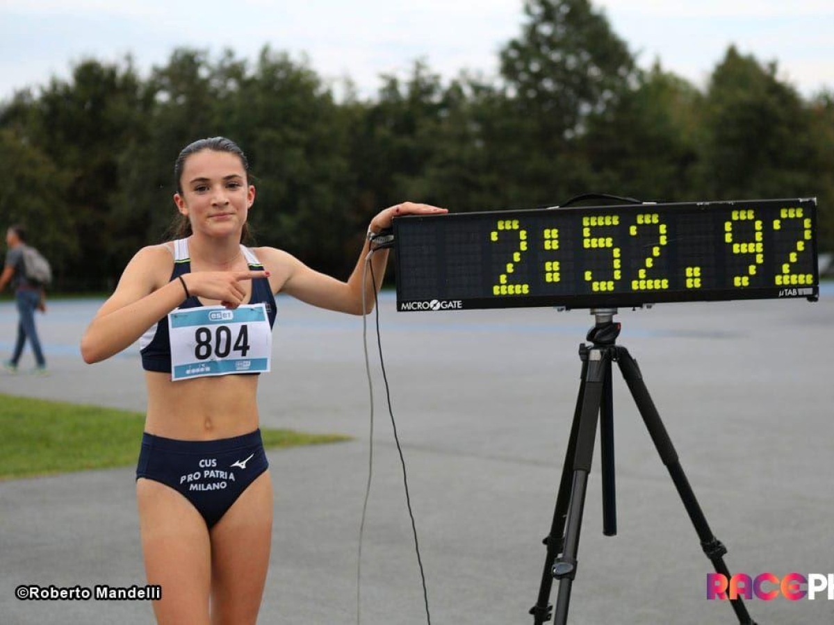 Atletica, Milano ha una nuova stella: brilla la 13enne Lydia Ghizzoni. «Ricorda il fenomeno Battocletti»