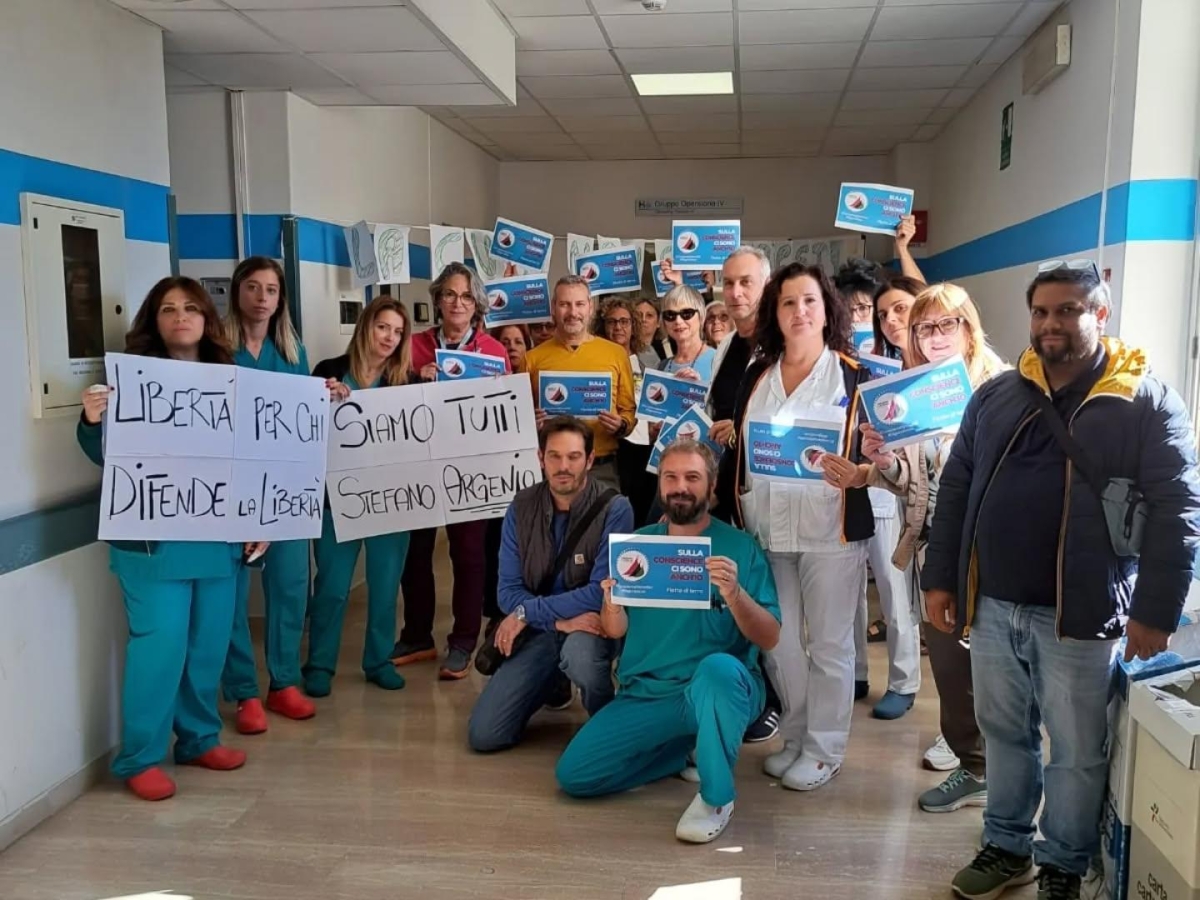 Flotilla, mobilitazione e flash mob al San Giovanni di Roma per l'infermiere Stefano Argenio