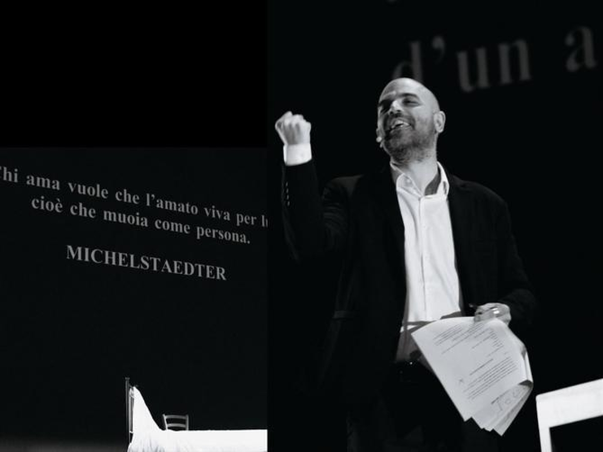 Roberto Saviano a Napoli: «Vorrei tornare a vivere qui e insegnare»