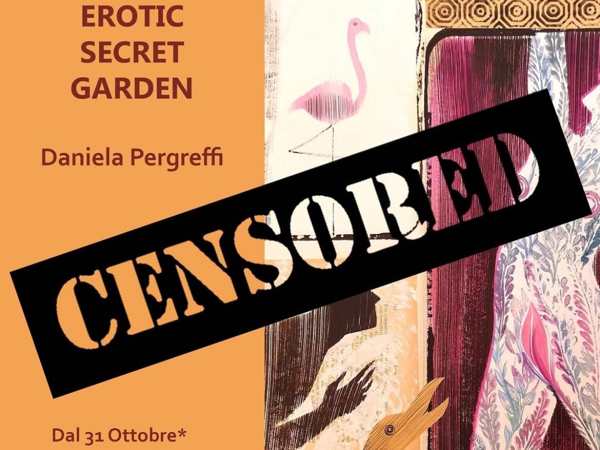 «Censored», alla Off Gallery la mostra di Daniela Pergreffi censurata la scorsa settimana: erotica ma non scabrosa