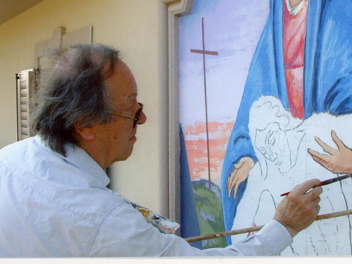 Marcello Bonomi, che dipingeva anche nella neve e restaurava i grandi maestri