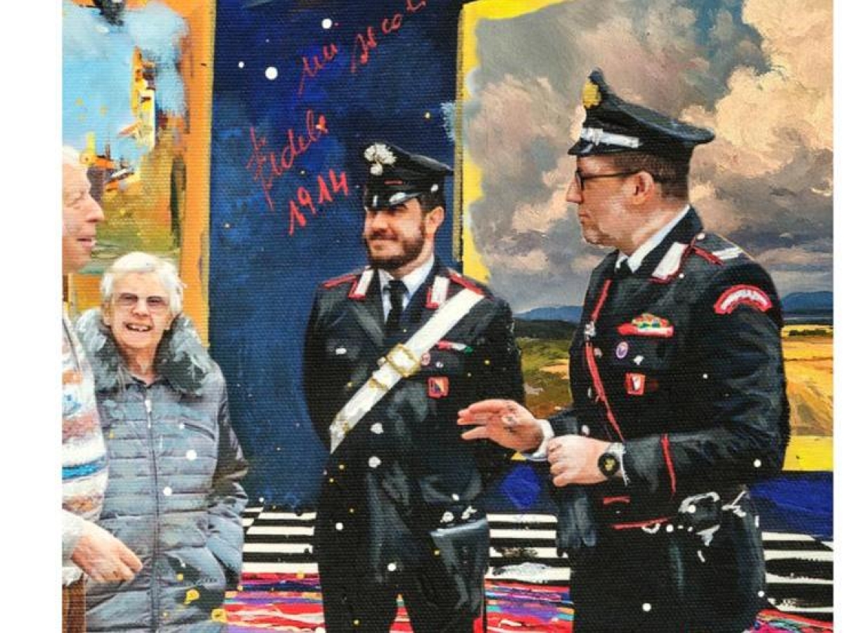 Calendario storico dei carabinieri, una tavola omaggia Castagneto Carducci nella lotta alle truffe agli anziani