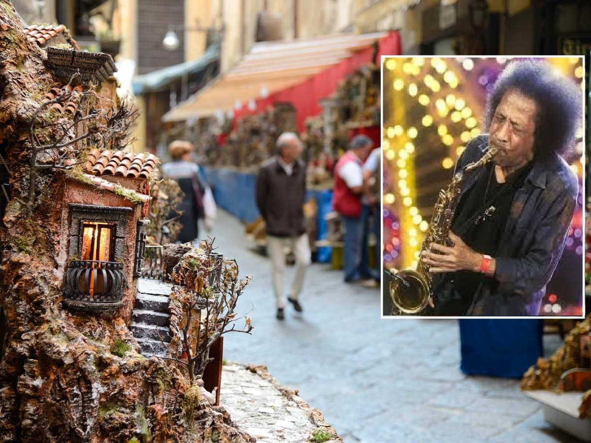 San Gregorio Armeno dedica il Natale a James Senese con una statuetta realizzata per la figlia Anna