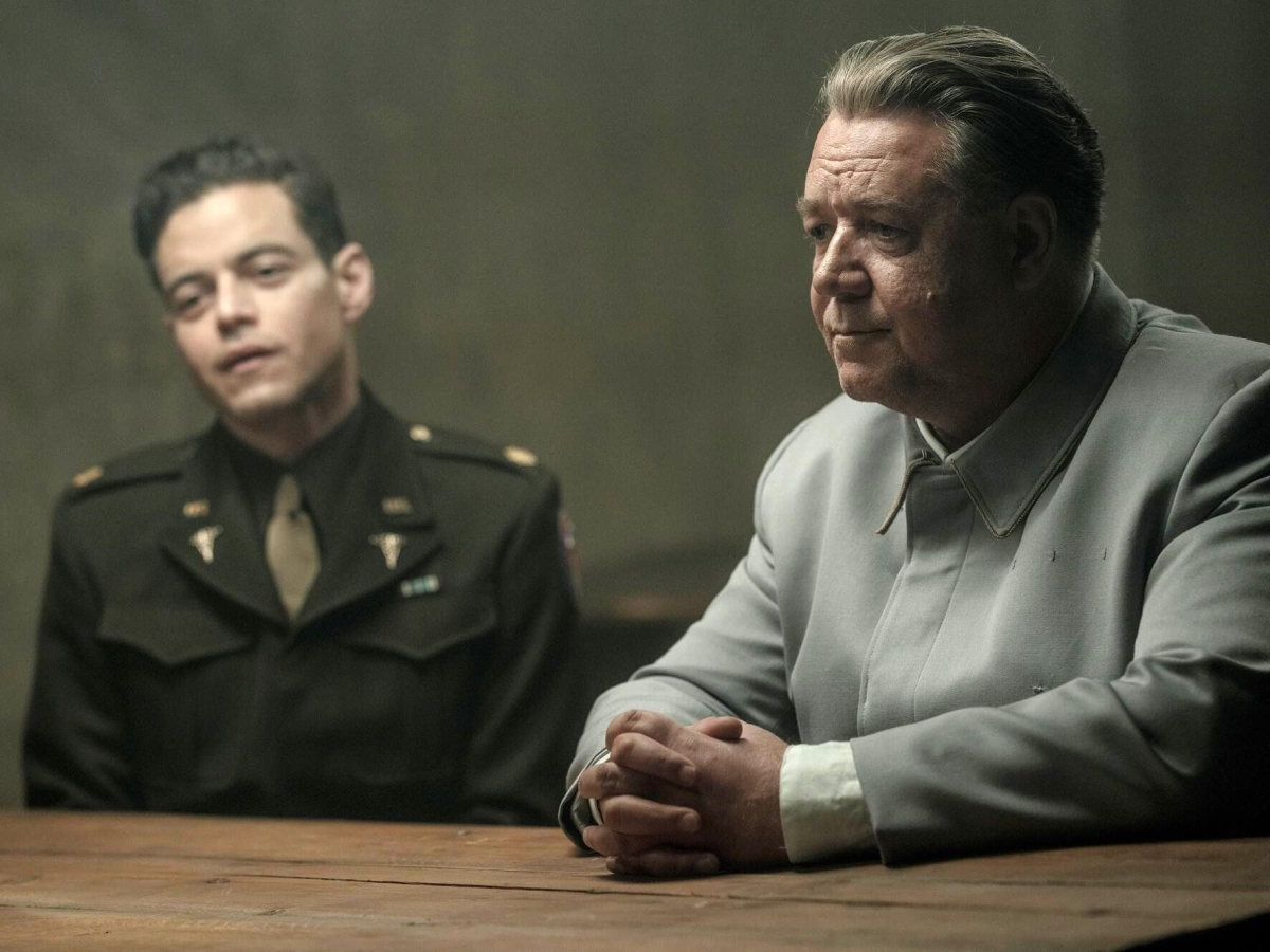 «Norimberga», lo psichiatra Rami Malek contro il gerarca nazista Russell Crowe, resa dei conti in tribunale