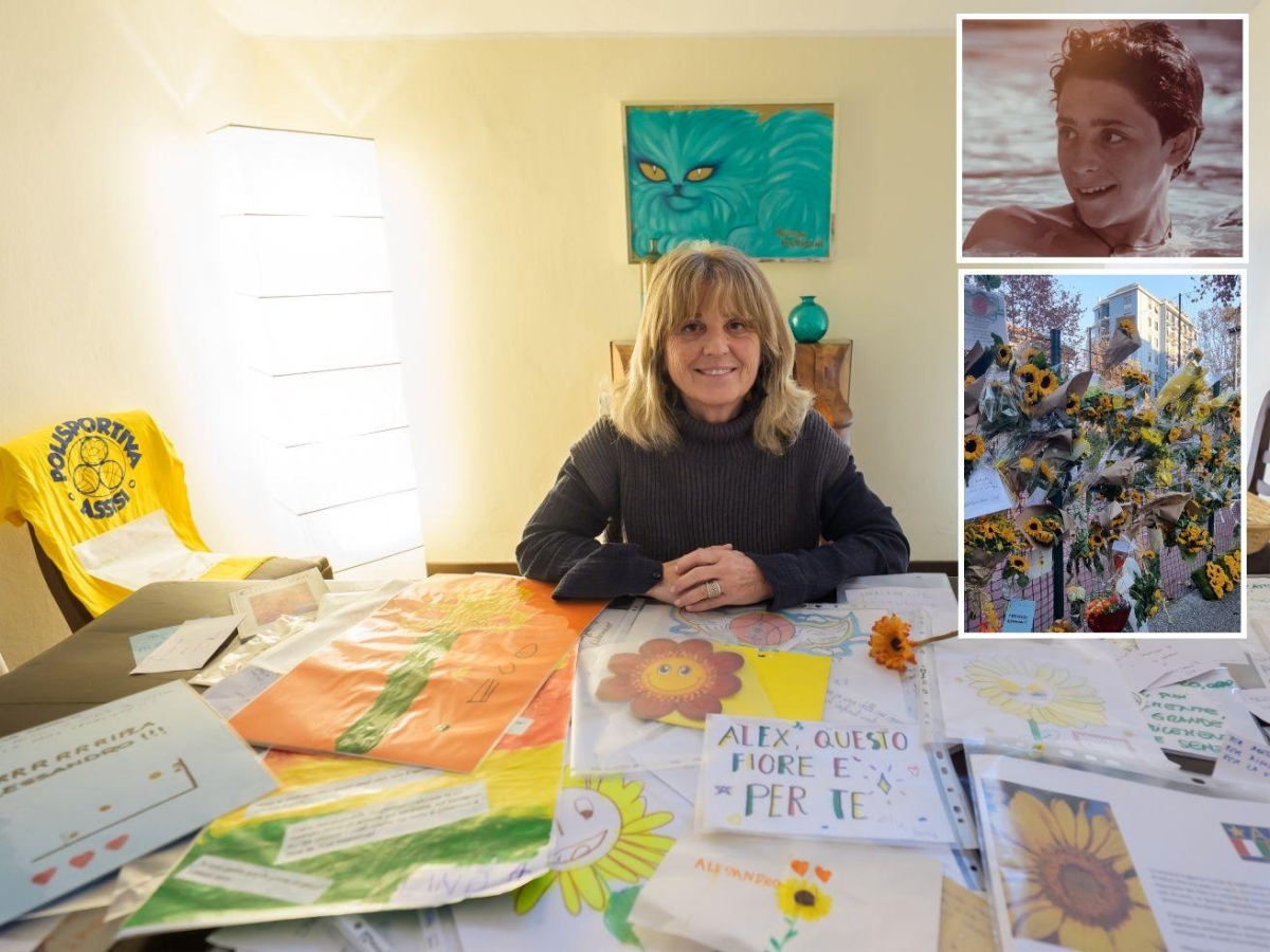 Girasole spezzato, la mamma Laura Scolati: «La scritta che paragonava il fiore per Ale alla pattumiera mi ha spezzato dentro. Ho fatto l'albero di Natale per la prima volta in 8 anni»