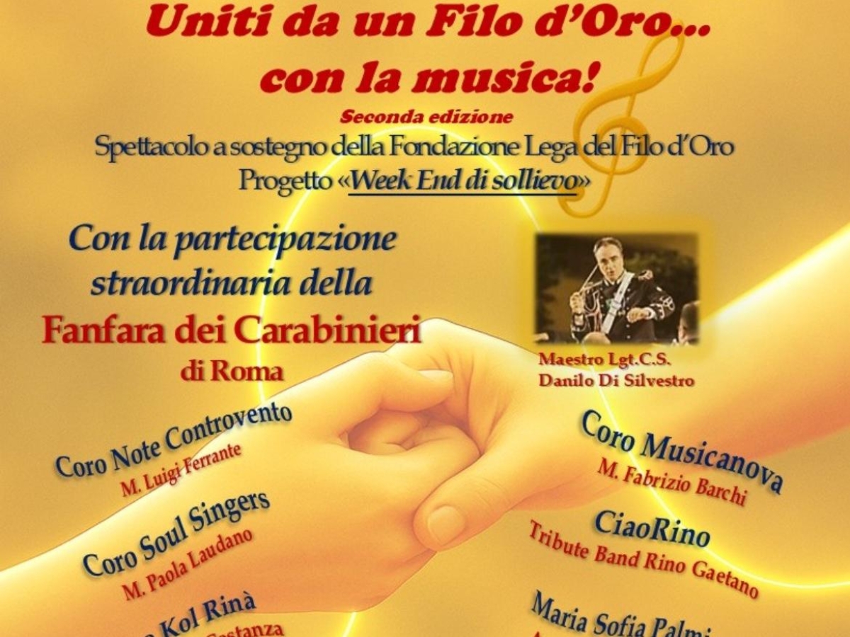Lega del Filo d’Oro, sabato 20 all'Eur uno spettacolo per raccogliere fondi per i sordociechi e i loro familiari