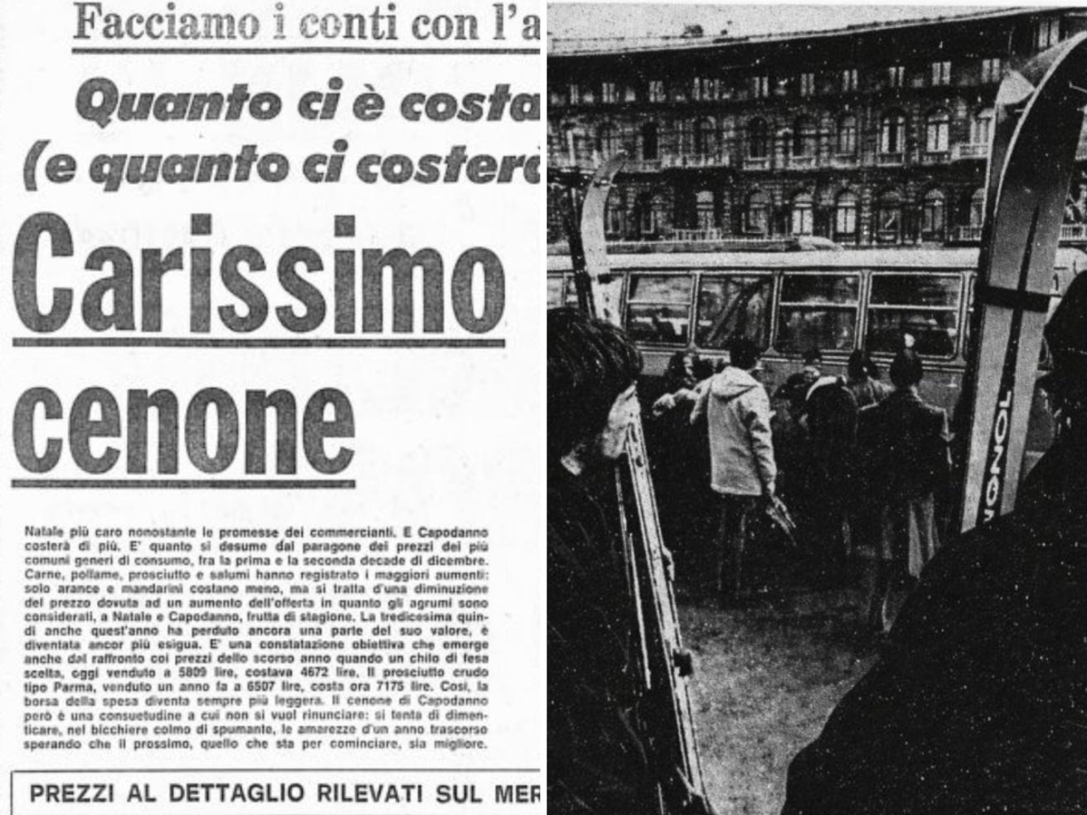 Milano troppo cara, pallottole vaganti, sciatori sul pullman al Castello: benvenuti al Capodanno di 50 anni fa