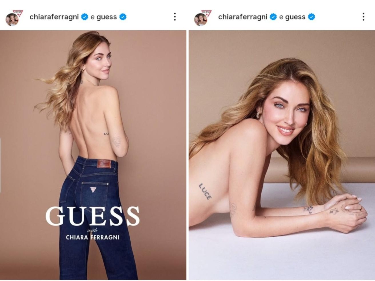 Chiara Ferragni testimonial per Guess: il primo contratto nella moda dopo il proscioglimento dal «Pandorogate»