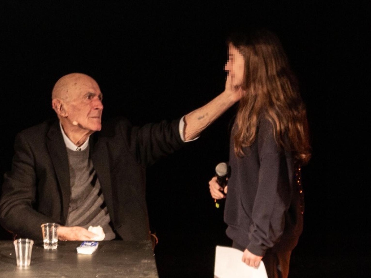 Sami Modiano, il racconto del lager e le lacrime della studentessa