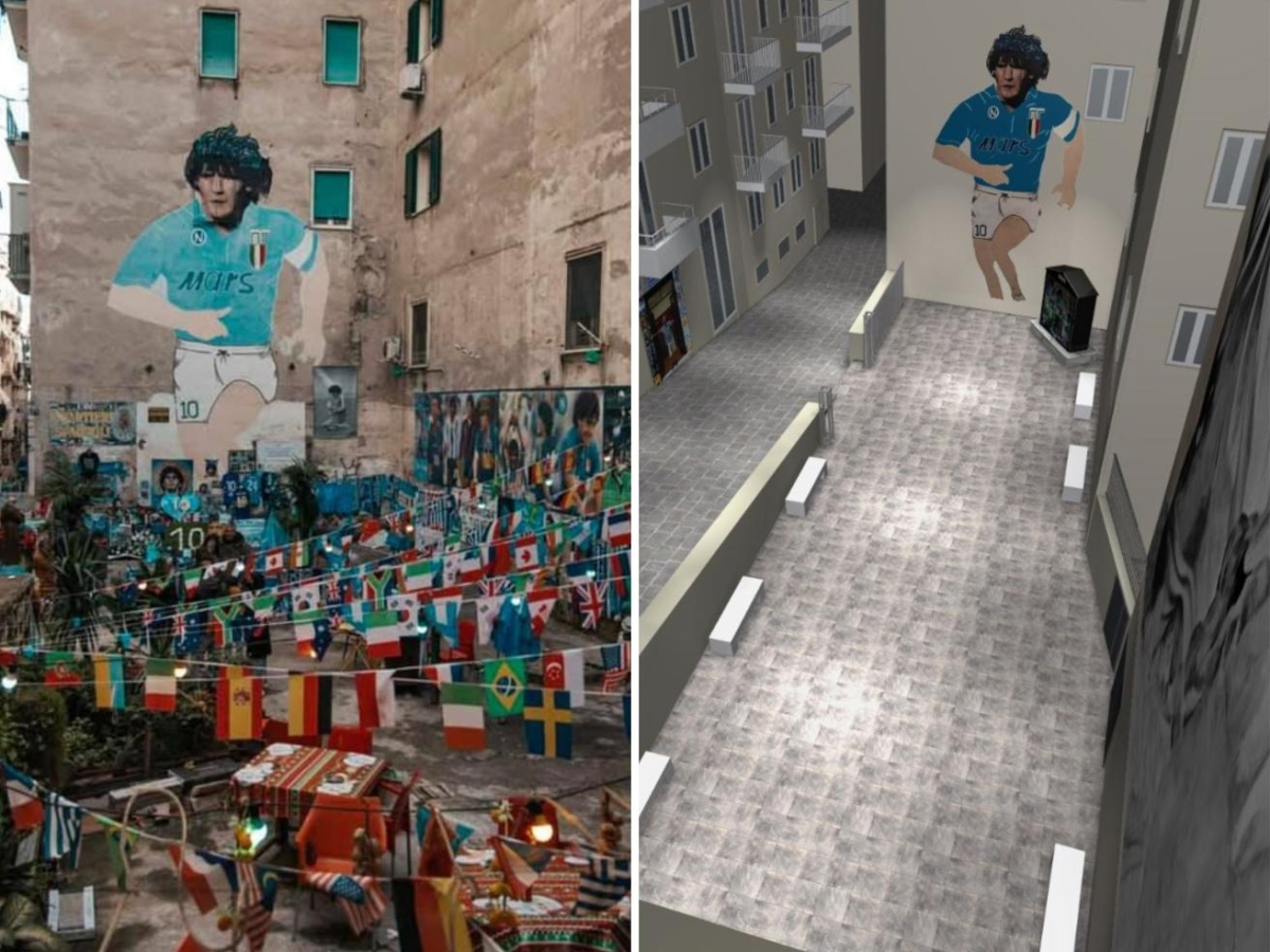 Napoli, si mette ordine a Largo Maradona: ecco come il Comune trasformerà uno dei luoghi più visitati