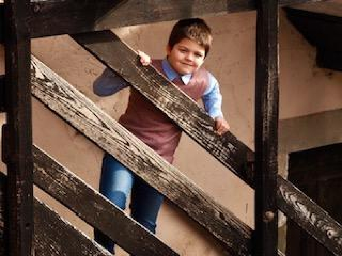 Giorgio, 9 anni, scelto per interpretare il piccolo Papa Giovanni