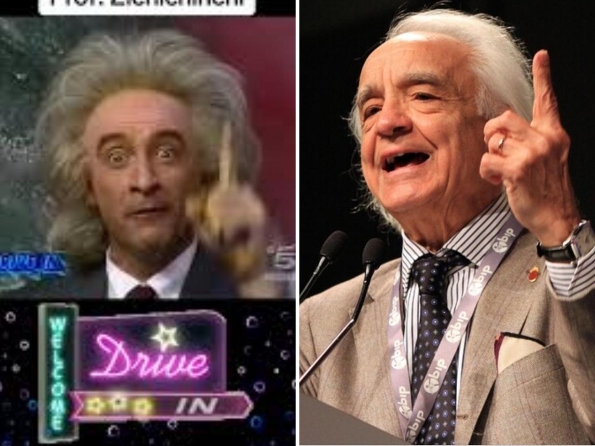 Zichichi, le imitazioni di Greggio e Crozza e lui che faceva di tutto per esser copiato. La guerra all'oroscopo in tv e l'aria sdegnata di chi non ha ancora avuto il Nobel