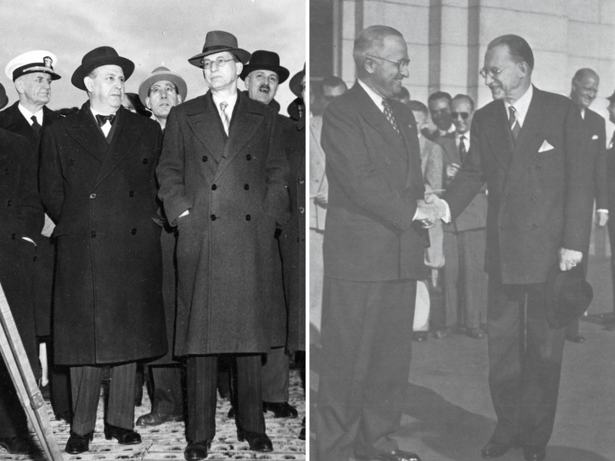 C'era una volta Alcide De Gasperi, il viaggio negli Stati Uniti per salvare l'Italia: il «segreto» del cappotto e quell'assegno da 100 milioni di dollari